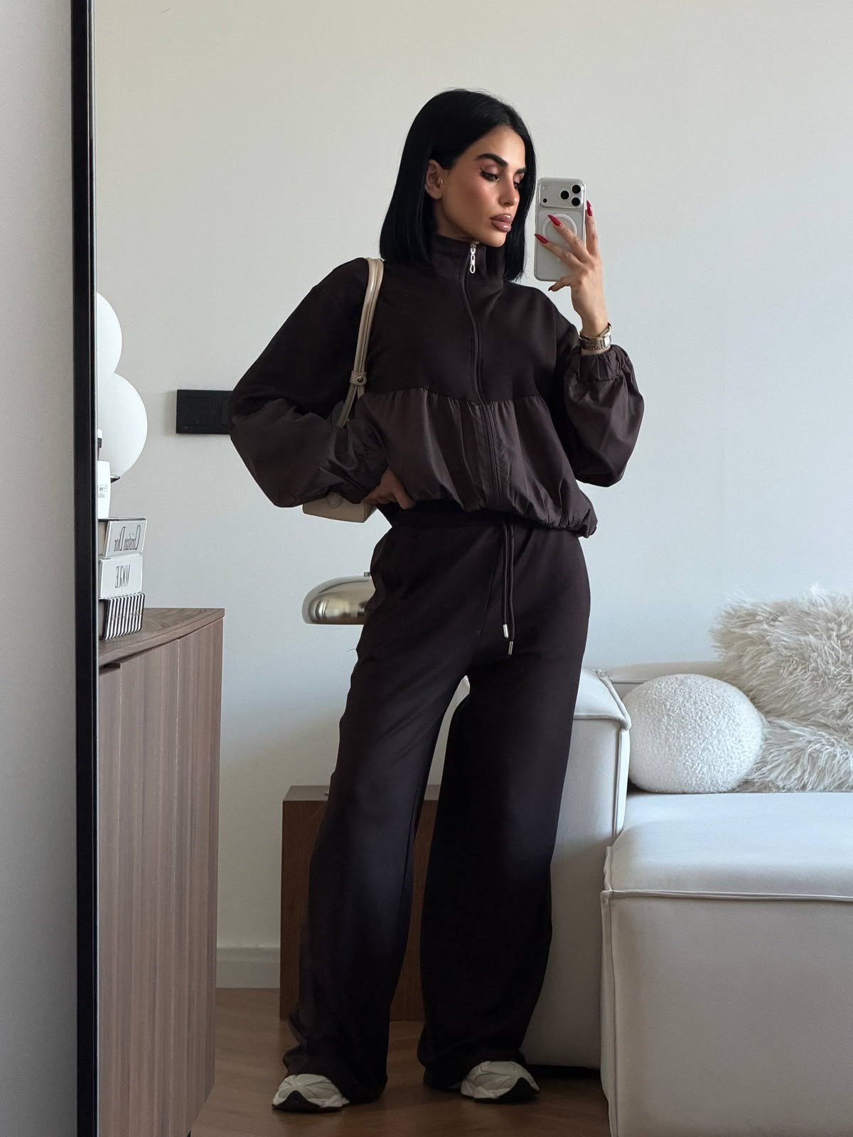 Modal ve Paraşüt Kumaş Kadın Eşofman Takımı