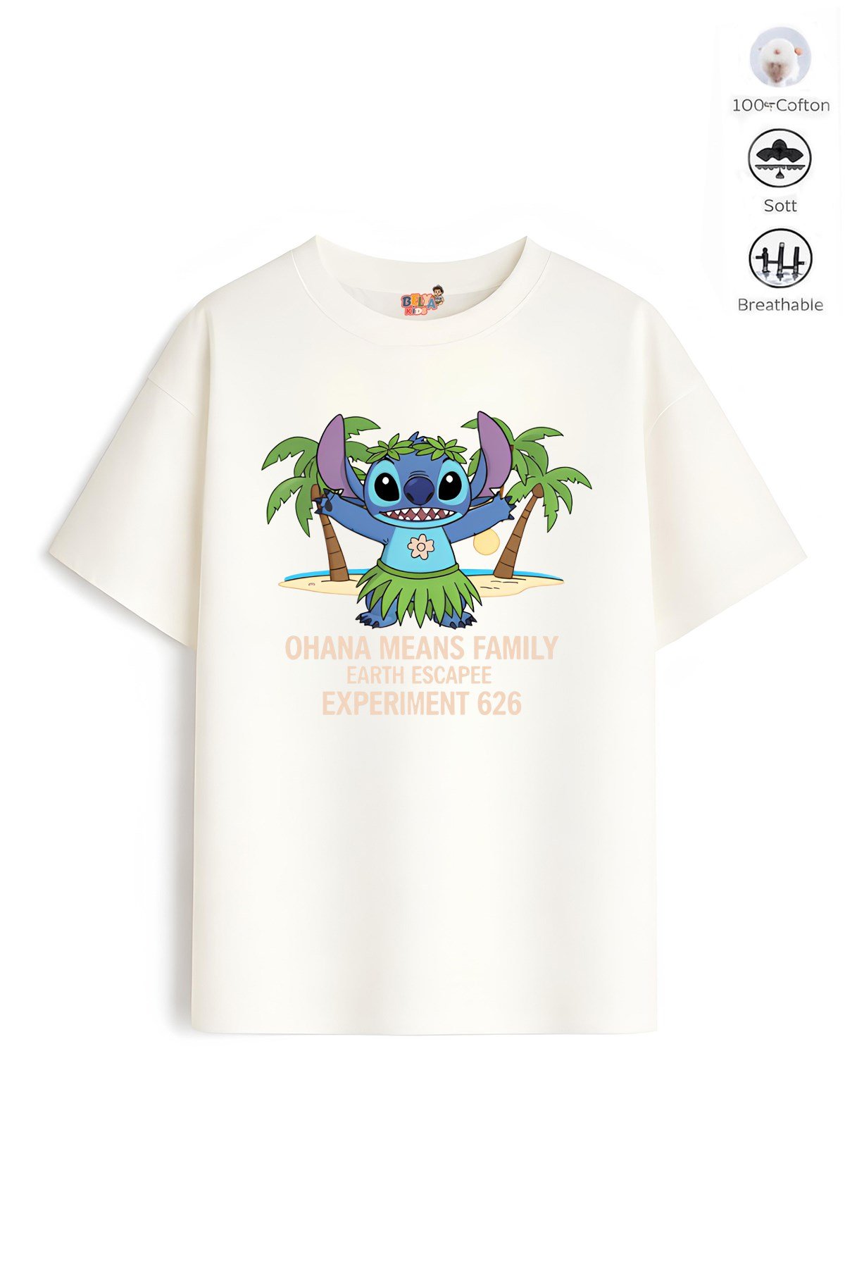 Kız Çocuk Tam Kalıp Sh Tasarım 32 Oversize Tişört