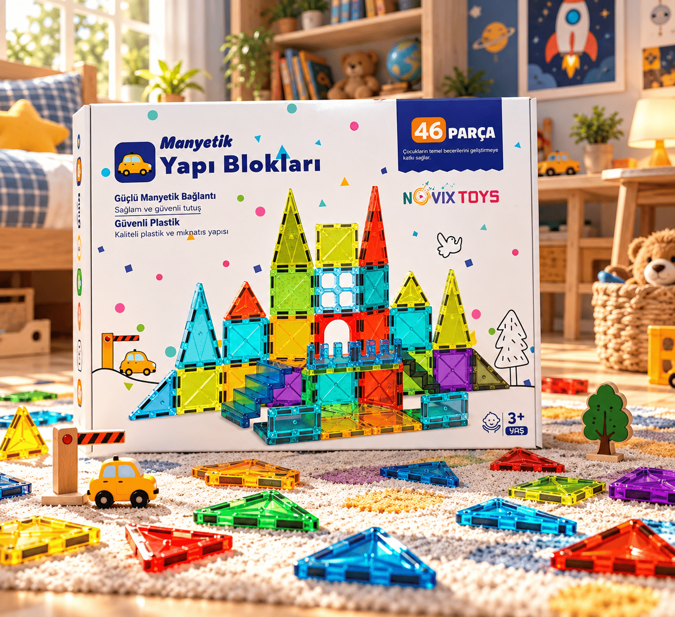 72 Parça Magnet Blok