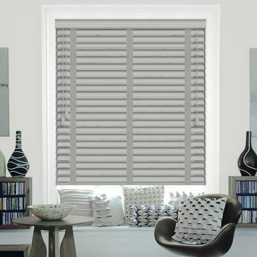 Sarpaş Vizon 50 mm Doğal Ahşap Jaluzi Perde