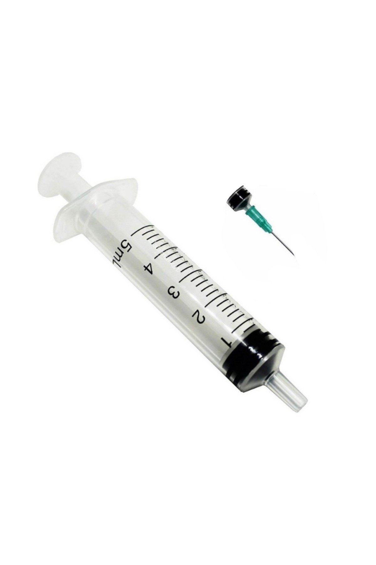 5 ML 3 PARÇA YEŞİL KISA İĞNELİ ENJEKTÖR 21G X 16 MM (100 ADET)