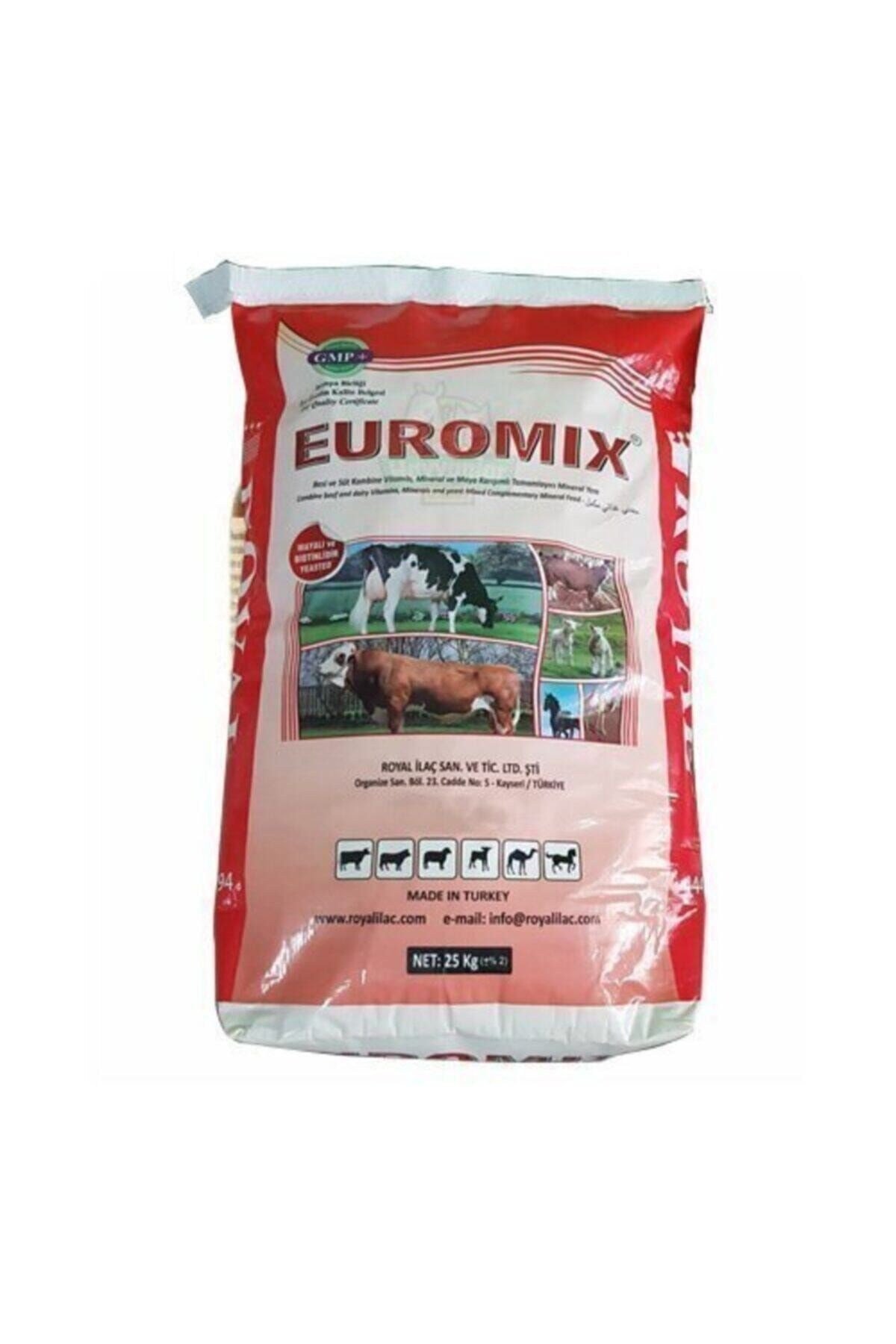 Euromix 25 Kg Torba Mayalı Toz Yem Katkısı