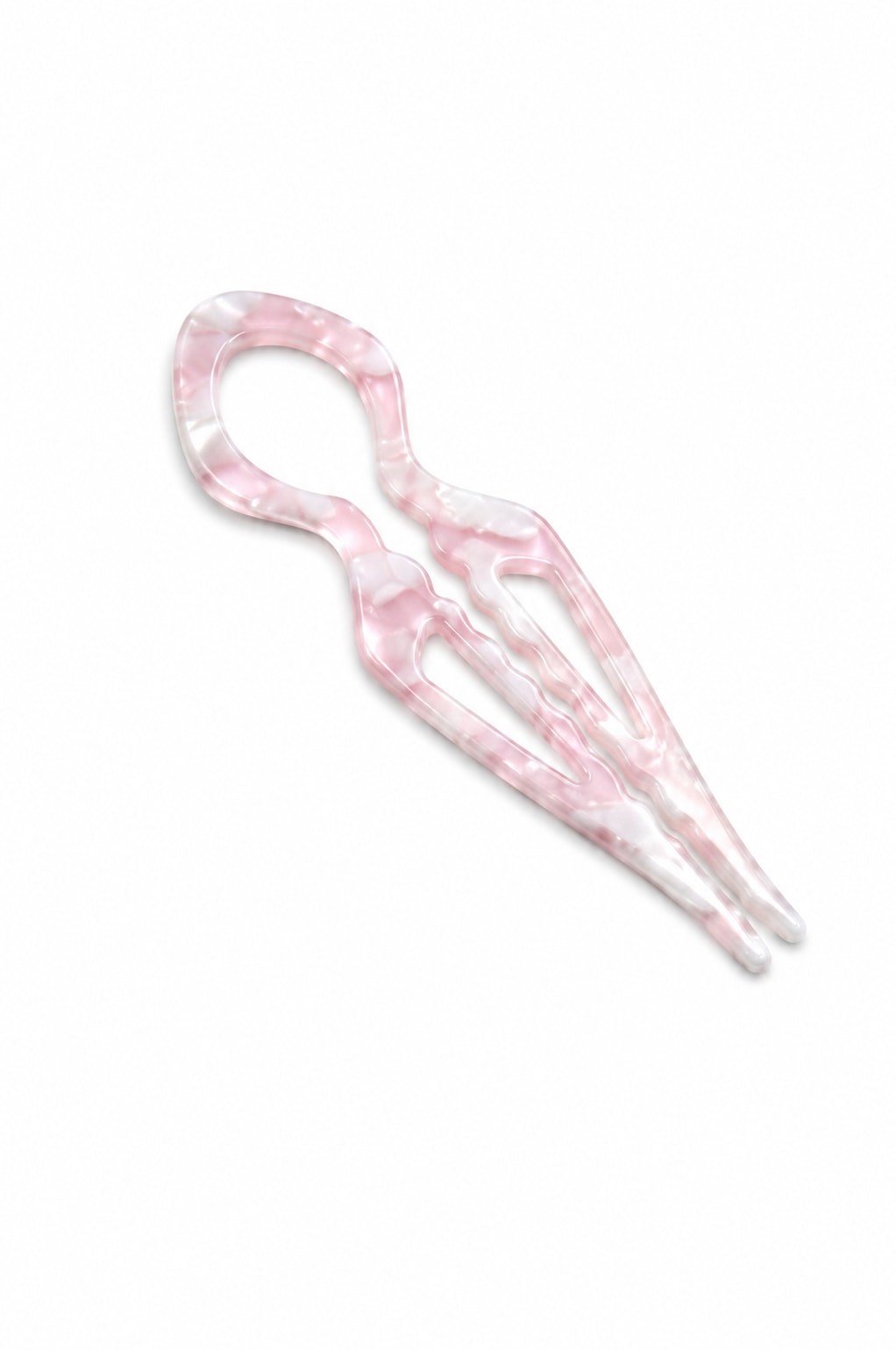Kemik Saç Pini U Tasarım - Pembe