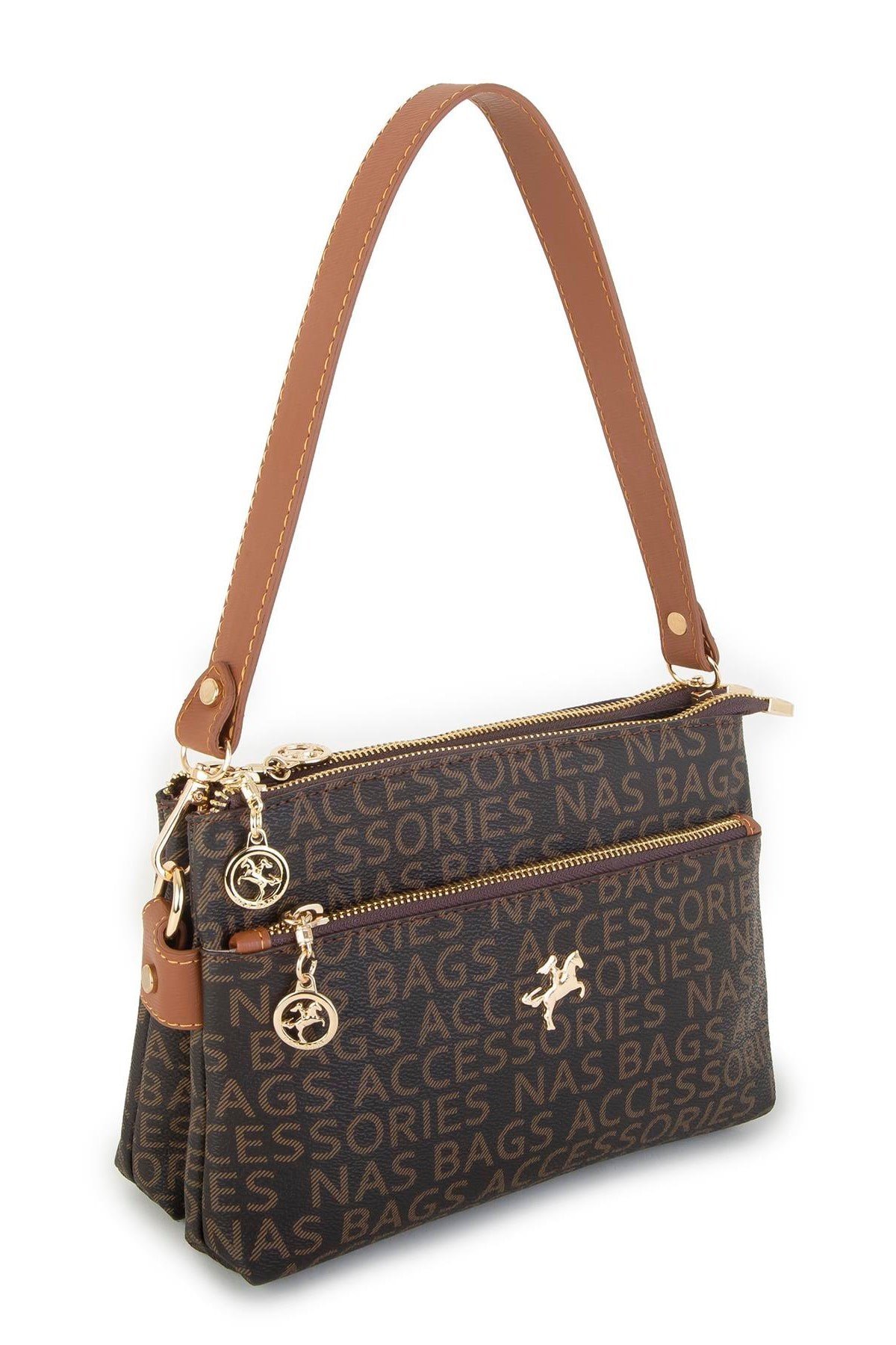 Nas Bag Kadın Çapraz Çanta - Kahve