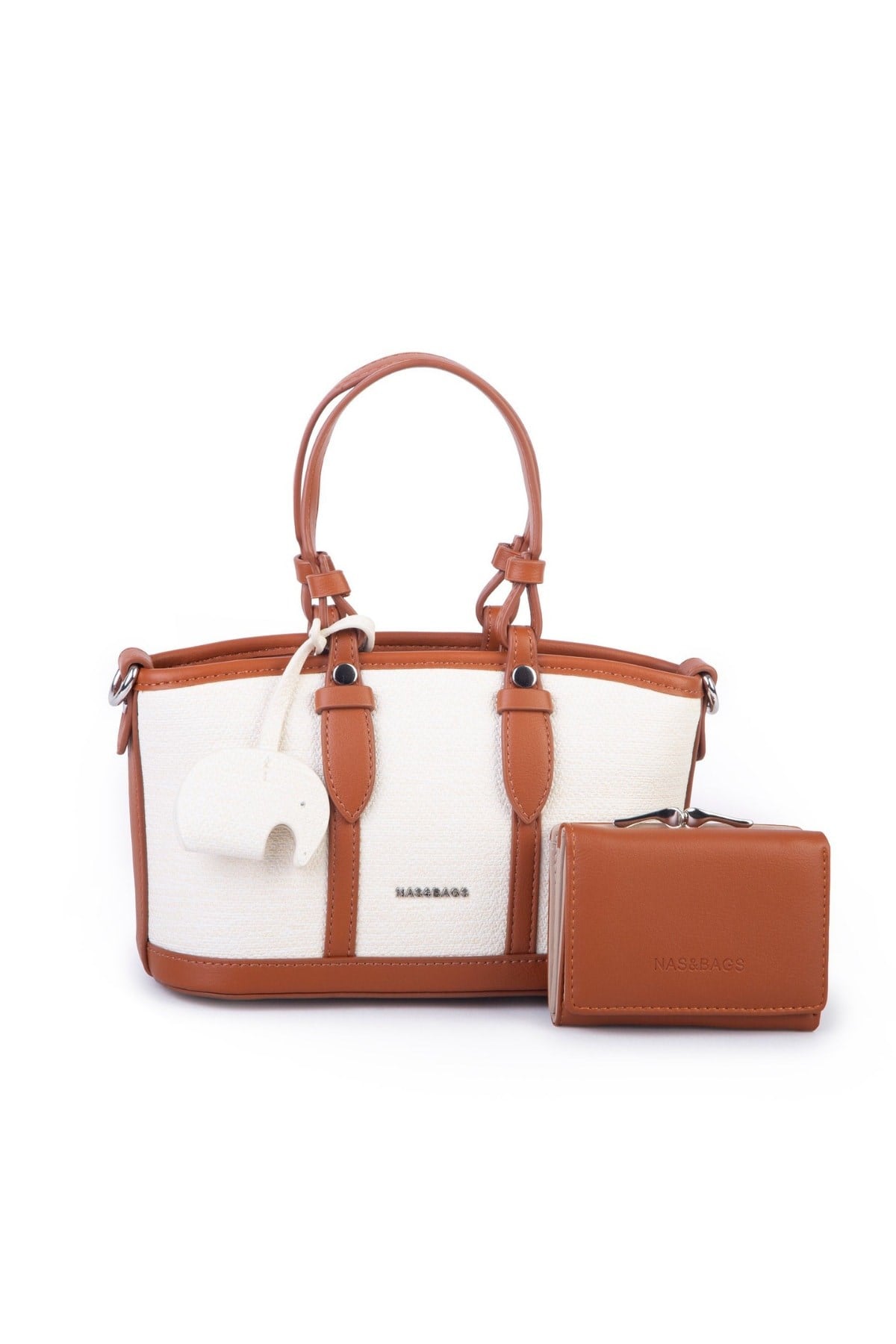 Nas Bag Premium 2 li Mini Set El ve Çapraz Çanta ile Cüzdan Takım