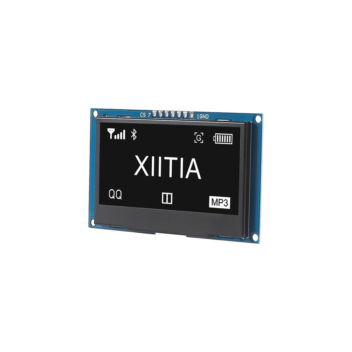 2.42 Inç Ver 4.1 128X64 SSD1309 7 Pinli SPI/I2C OLED LCD Ekran Modülü - Lehimli