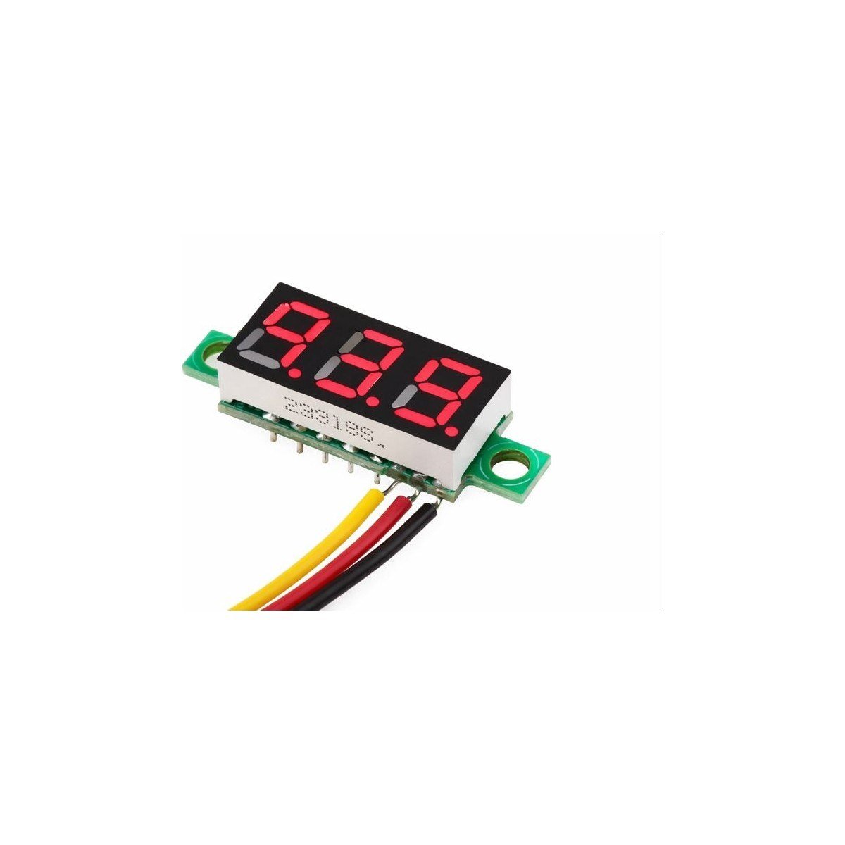 OEM 0.28 Inch 0-100 3 Kablolu Dc Voltmetre Kırmızı