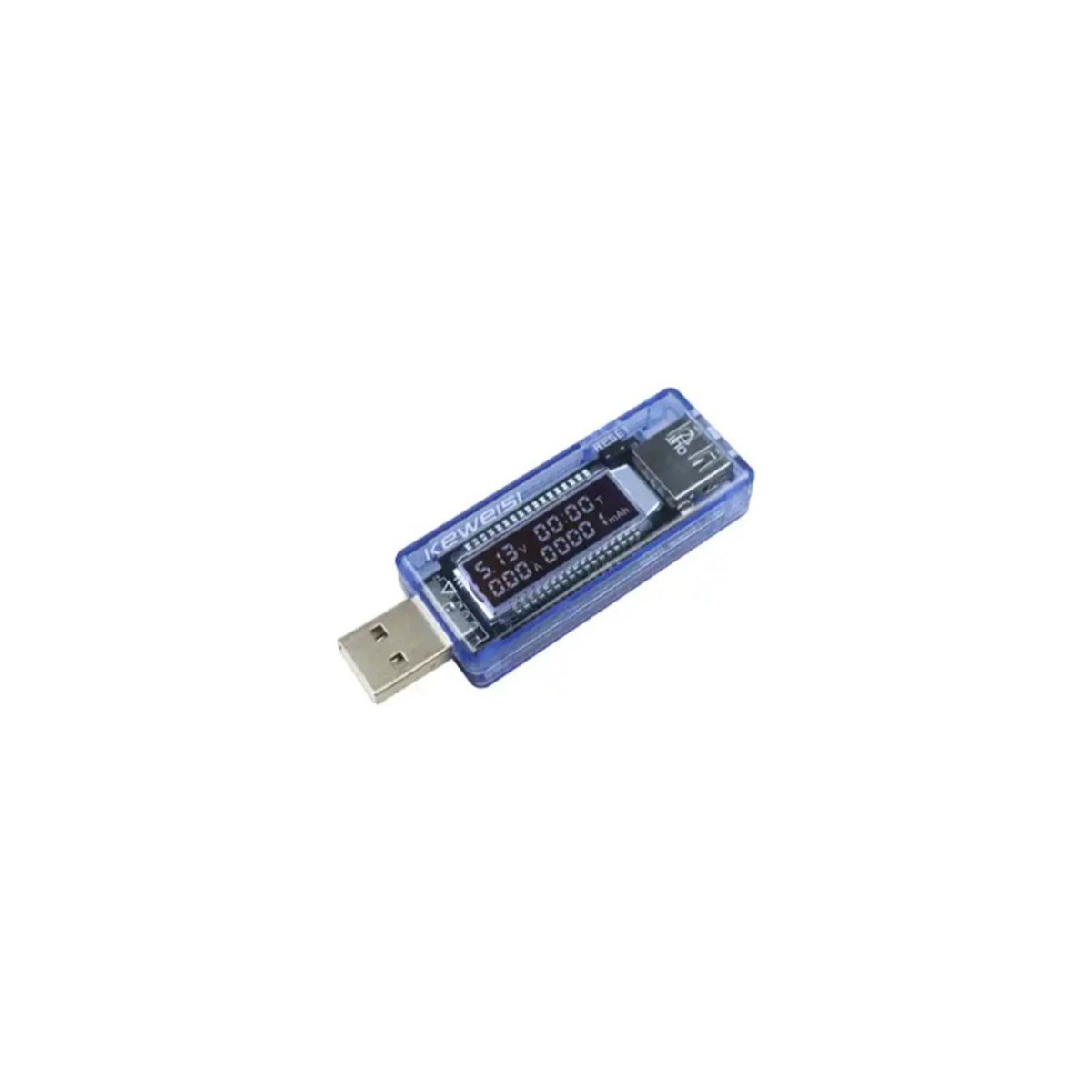 OEM KWS-V20 LED Ekranlı USB Voltmetre Ampermetre USB Sarj ve Kapasite Cihazı - (4-20V, 0-3A, 0-99H, 0-99999MAH)