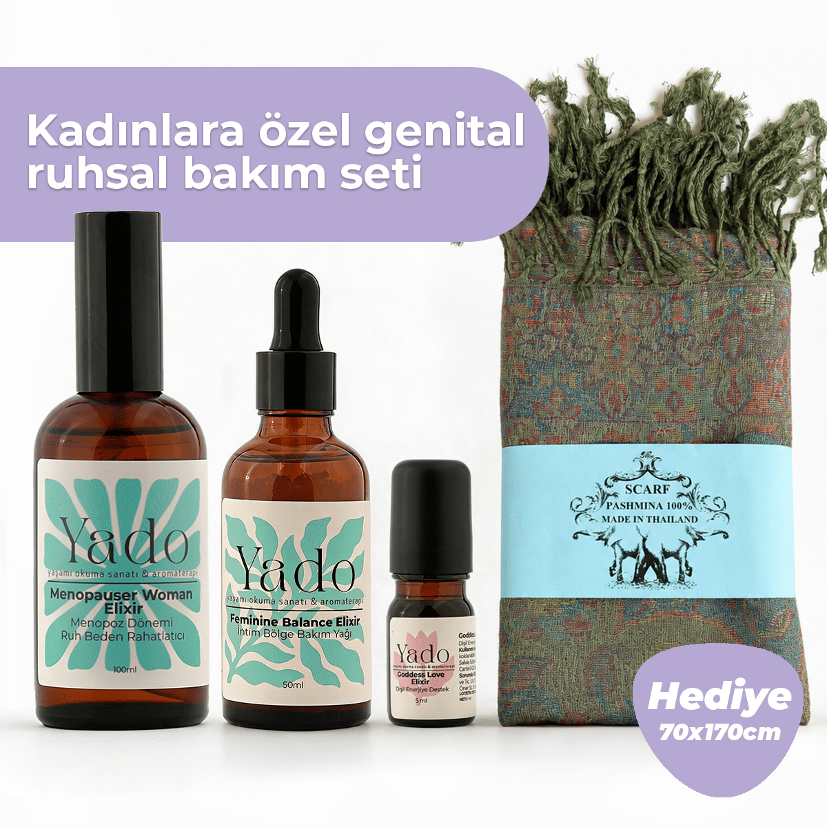 Kadınlara Özel Genital–Ruhsal Bakım Seti