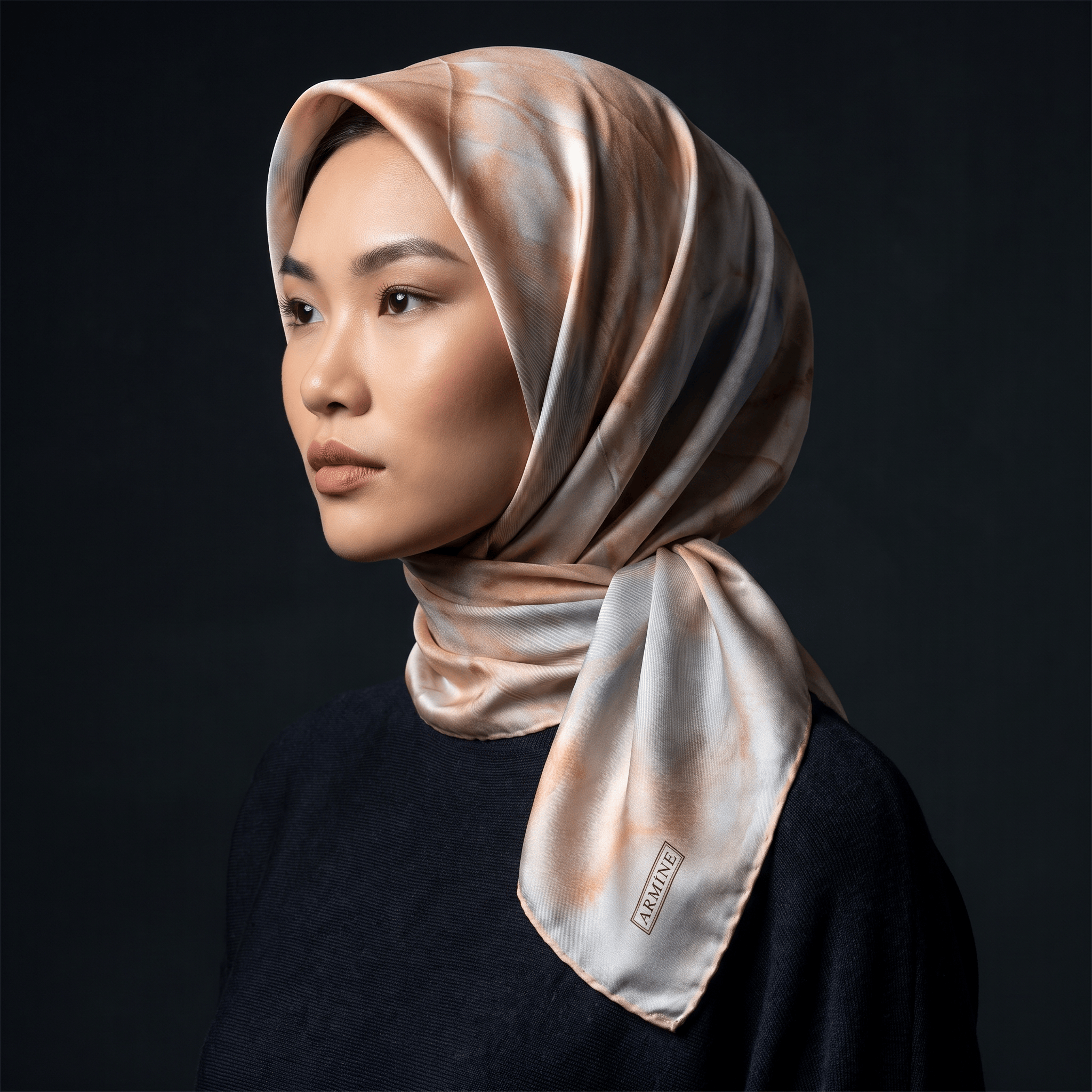 Armine İpek Eşarp 2026 Yaz 9501-36 Çok Renkli