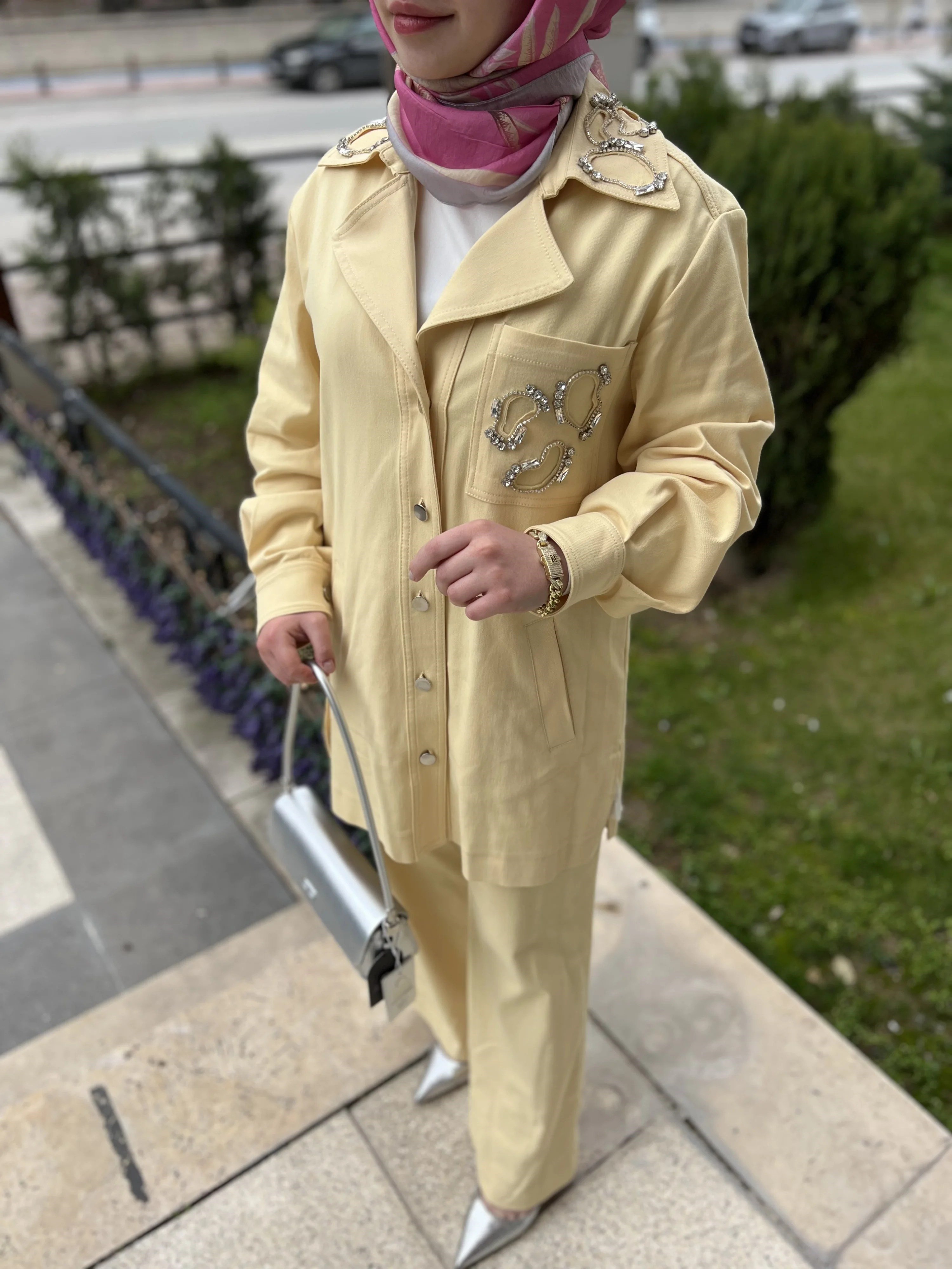 SBL Taşlı Gabardin TAKIM