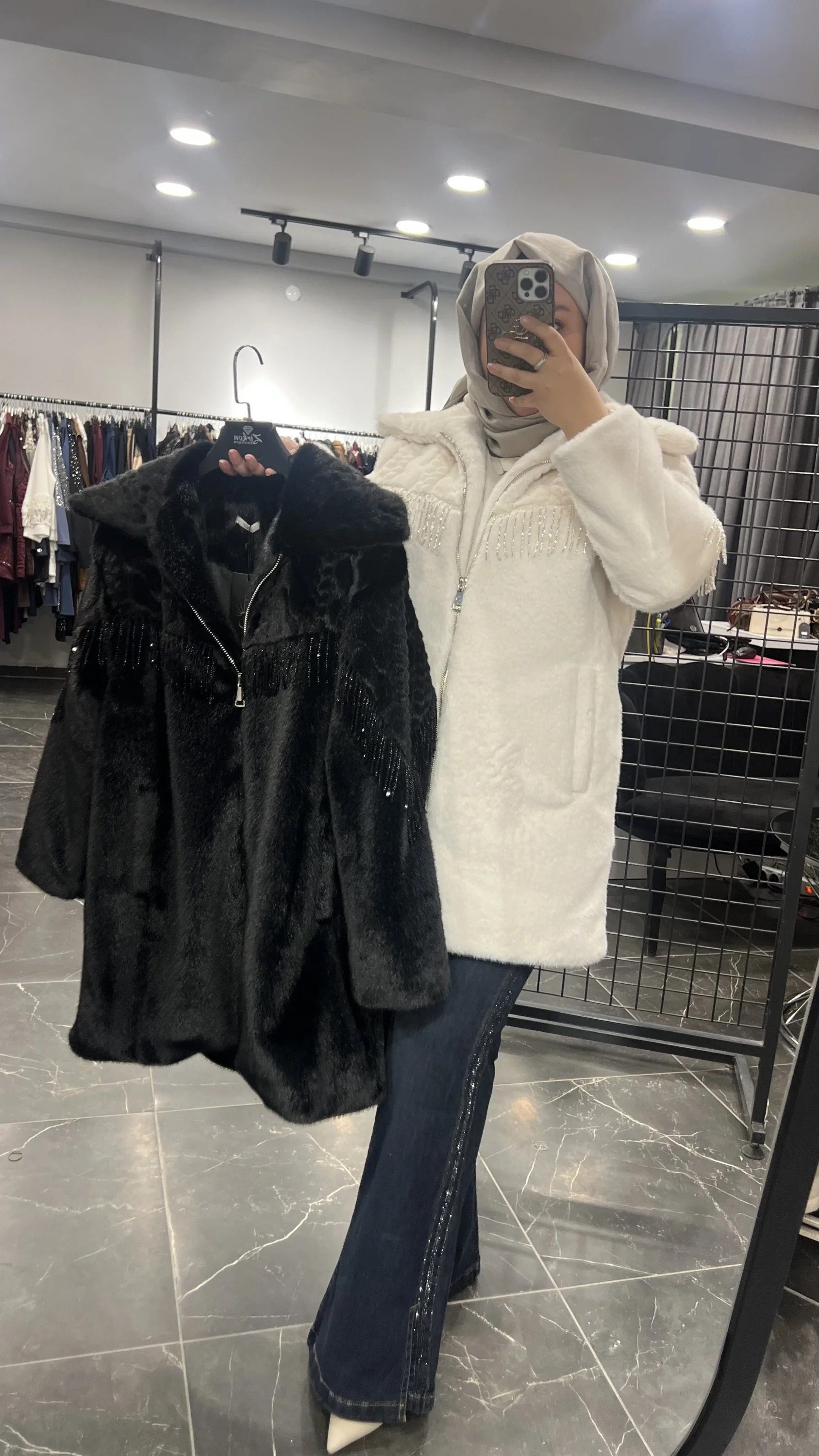 Solis Boncuk Saçaklı Angora Kaban