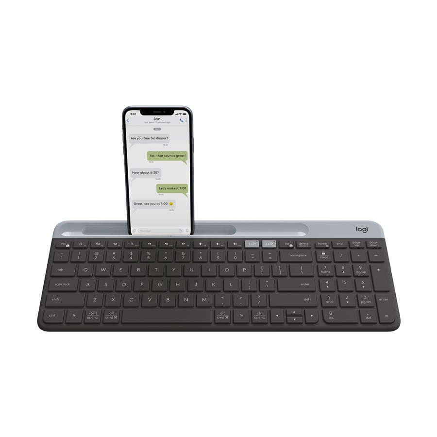 Logitech K580 Q SLIM MULTI-DEVICE BLUETOOTH(R) KABLOSUZ KLAVYE SİYAH 920-010624
