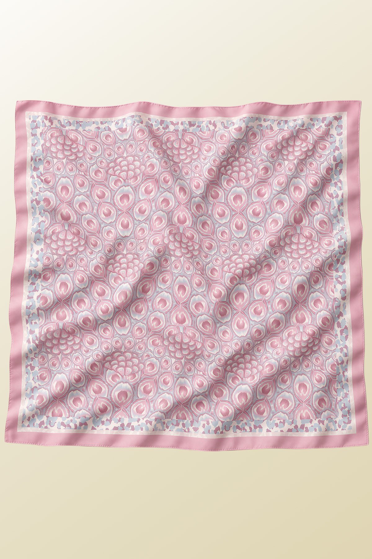 Tavus Esintisi Aqua Soft Şal-Pembe | KUQOS