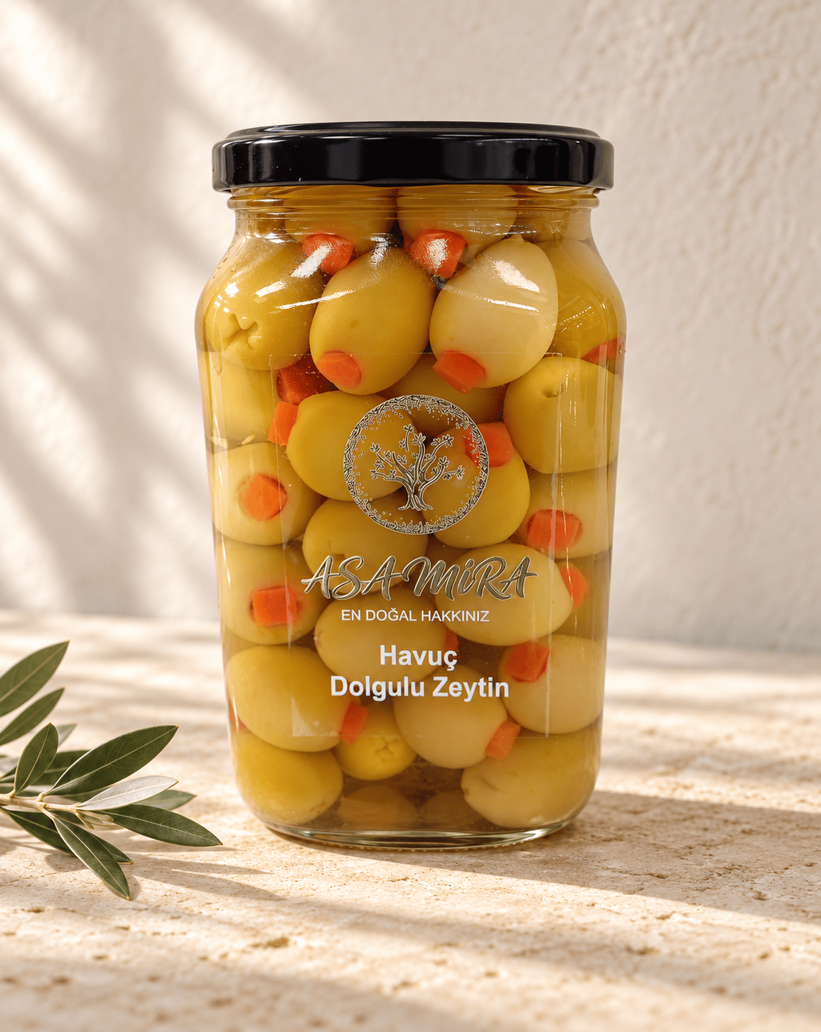 Havuç dolgulu zeytin