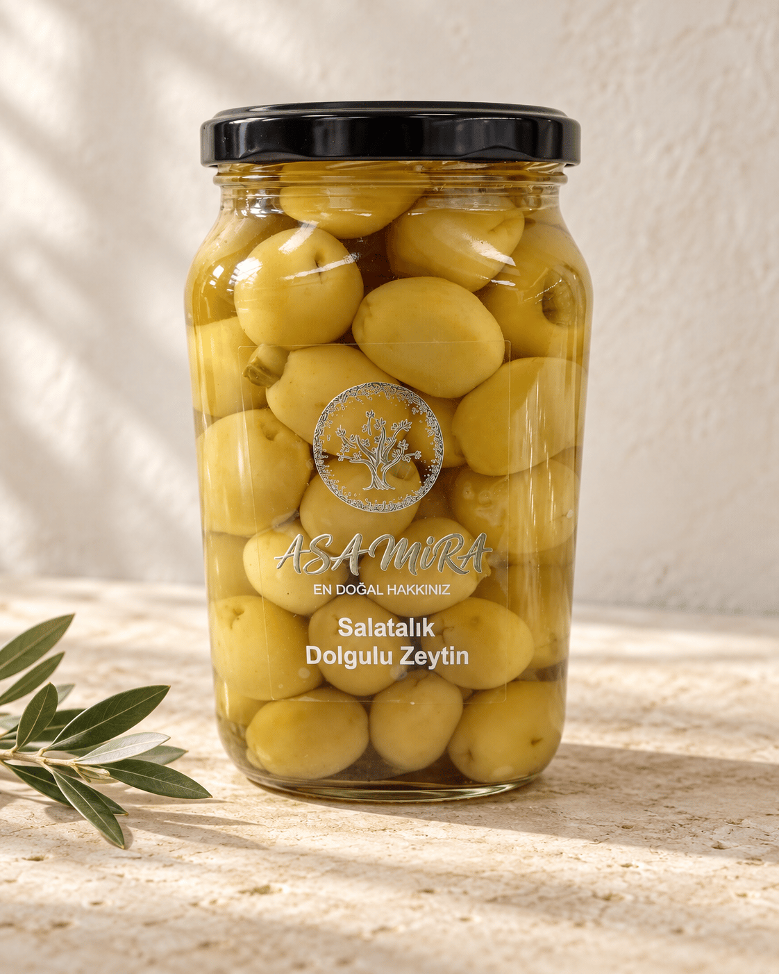 Salatalık dolgulu zeytin