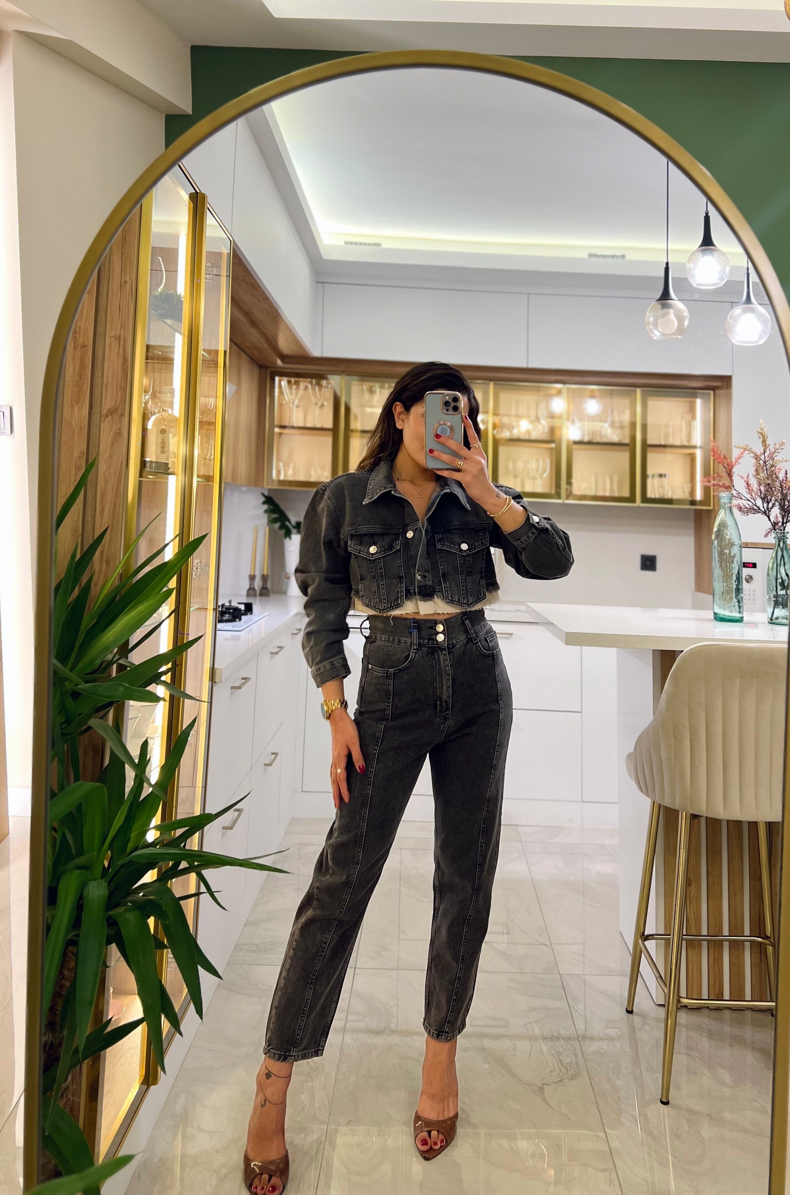 Crop Kot Ceket
