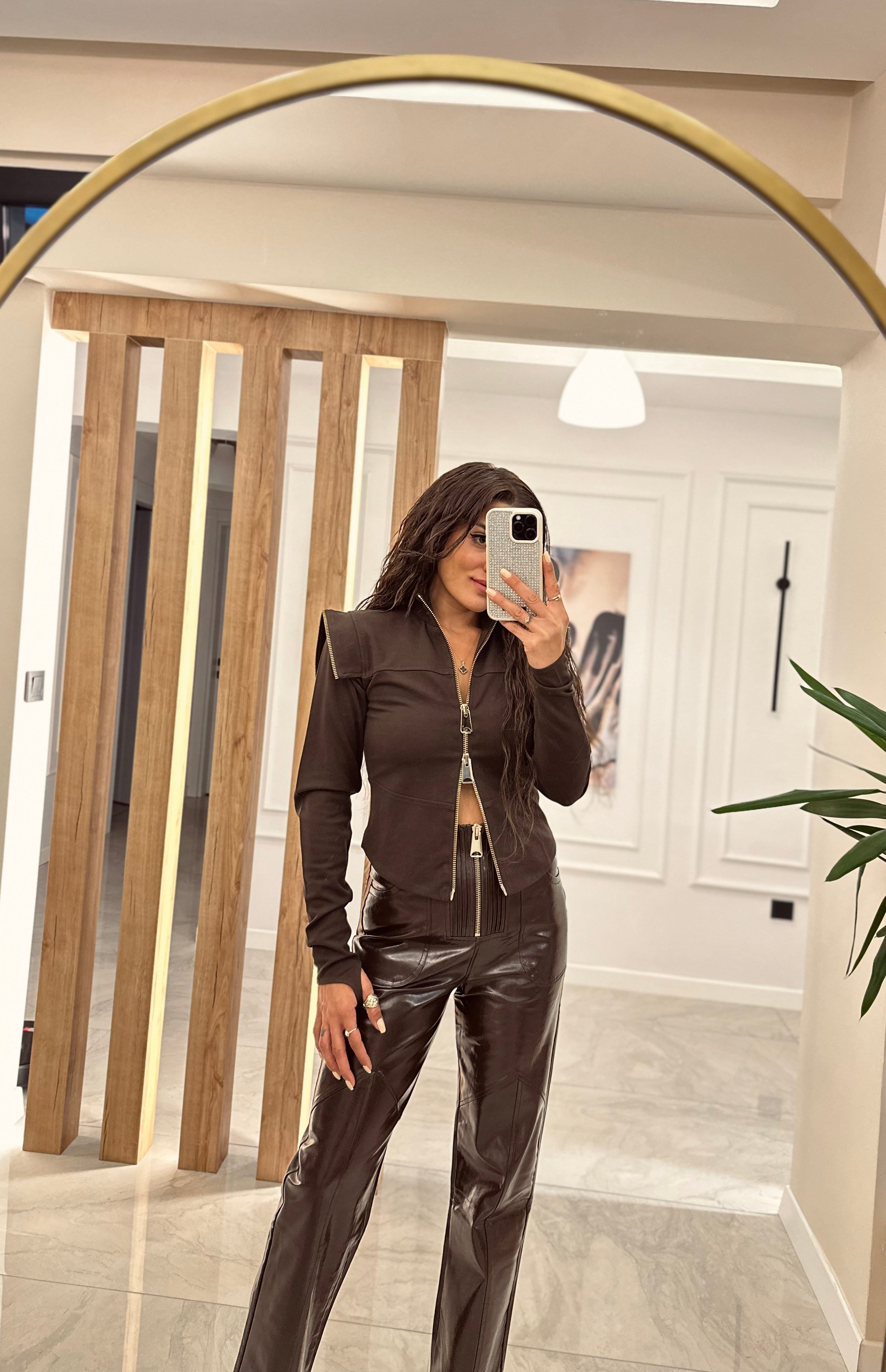KASEY JACKET brown