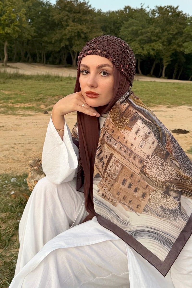 Beytül Desen Omuz Şalı