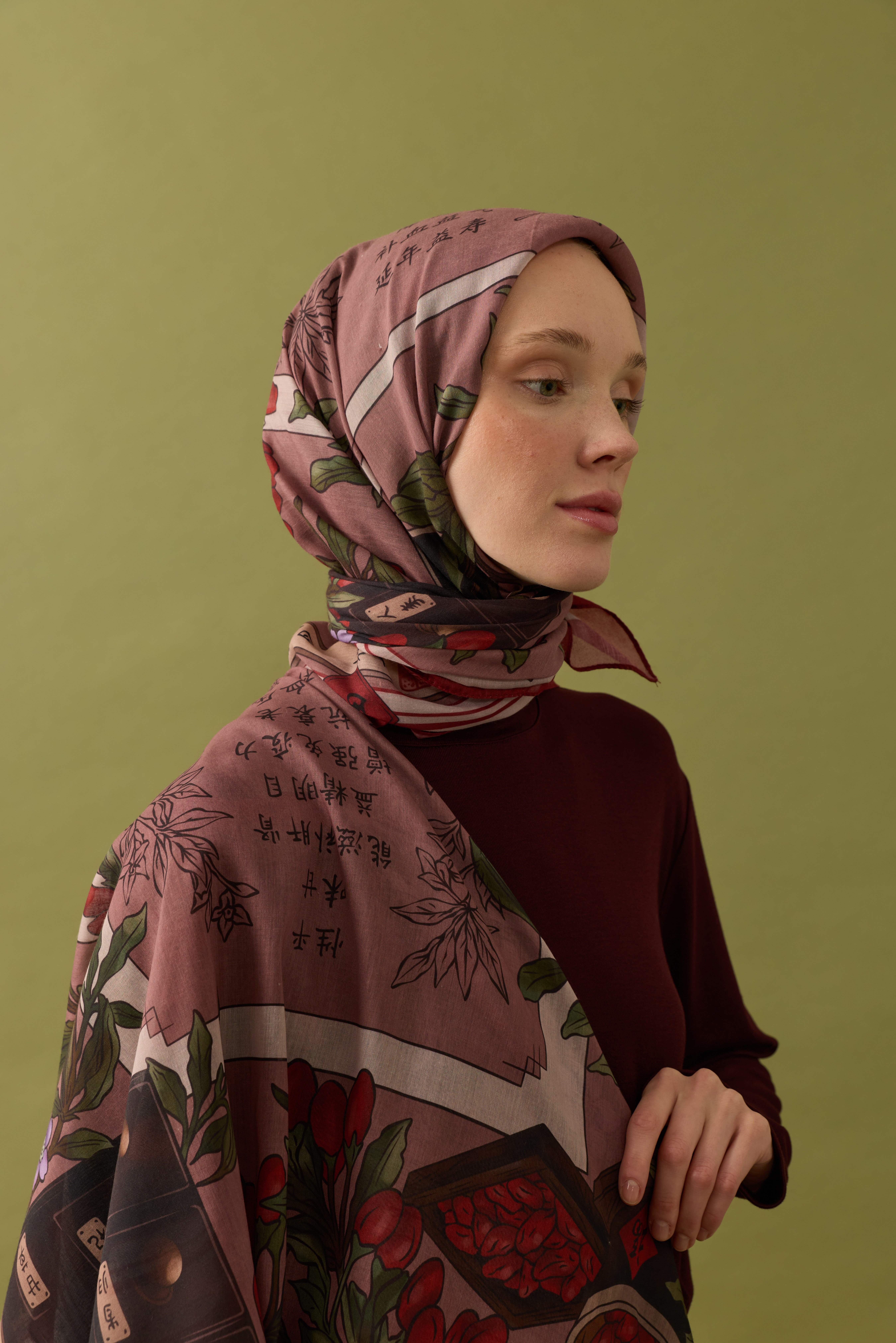Şifa Bahçesi Pamuk Eşarp