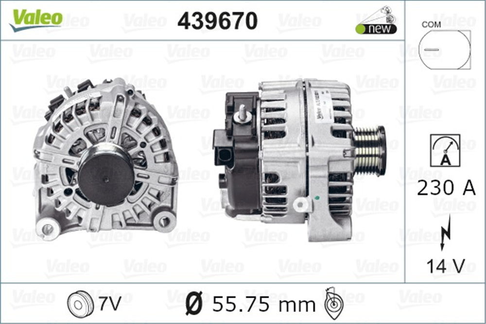 Alternatör 12V 230A 525D 530D 730D 30D – BMW X5, X6