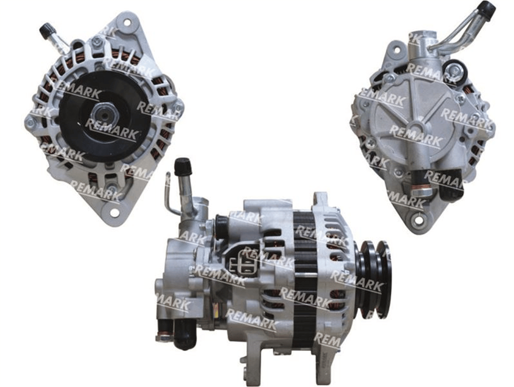 Alternatör 12V 75A – L300 TD 1998+ Çift Kasnak Klimalı 17'lIK Saplamaya Göre Geniş Delik