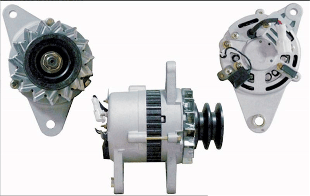 Alternatör 24V 35A İş Makinası Çift Kasnak