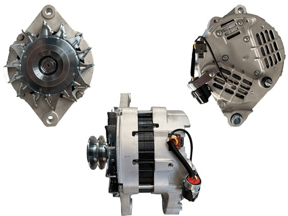 Alternatör Mitsubishi Tip 24V 110A Kawasaki 95ZVII/115ZVII – Isuzu 6WG1 L-S-W Uçlu Kömürsüz