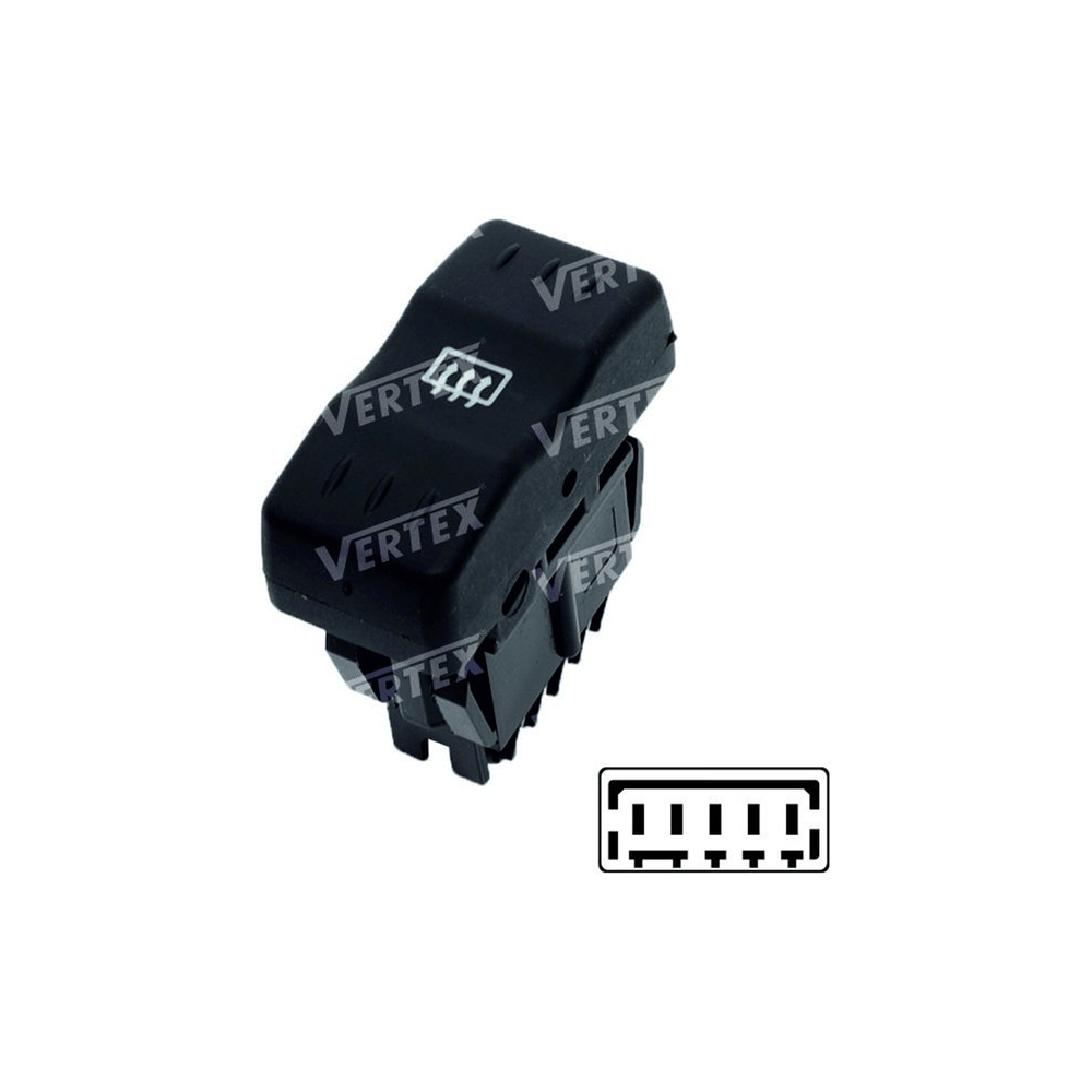 Anahtar Düğme Arka Cam Rezistans 2004-2010 4 Pin – Dacia Logan