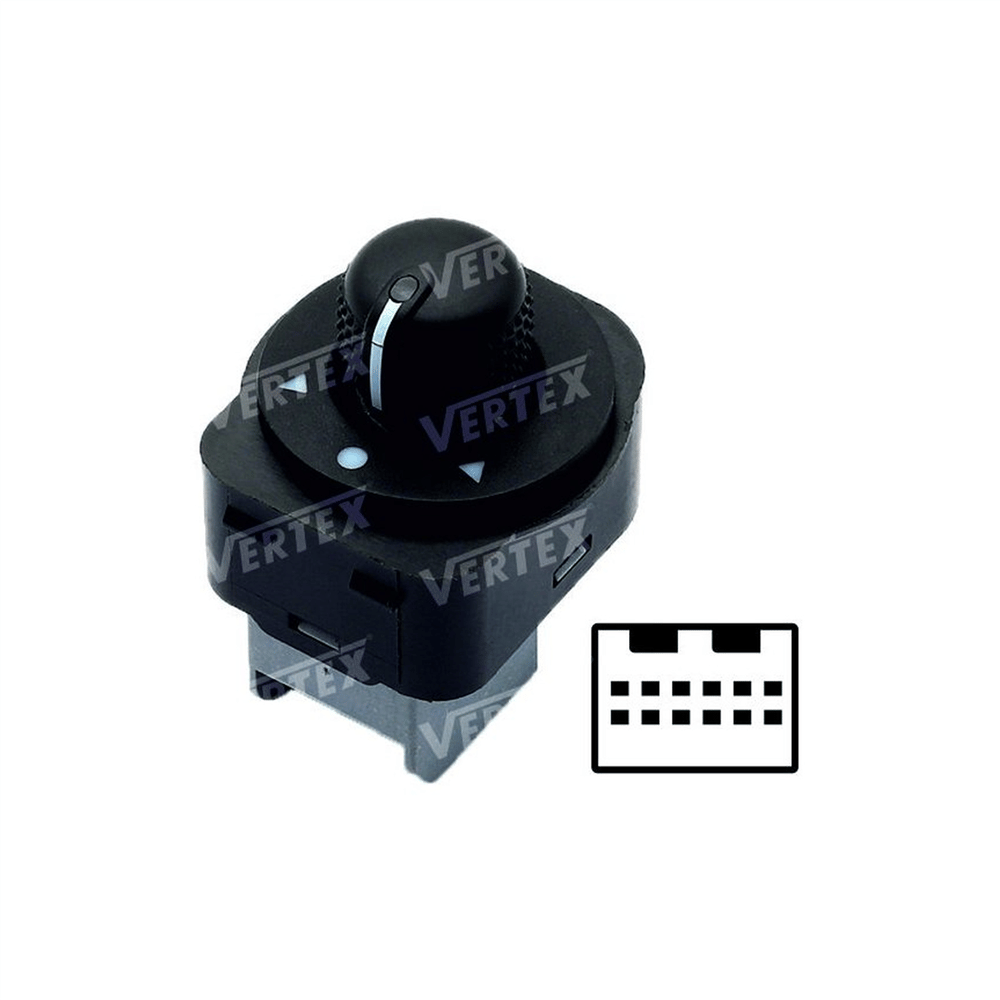 Anahtar Düğme Ayna Ayar 12 Pin 2007-2017 – Fiat Fiorino, Peugeot Bipper, Citroen Nemo