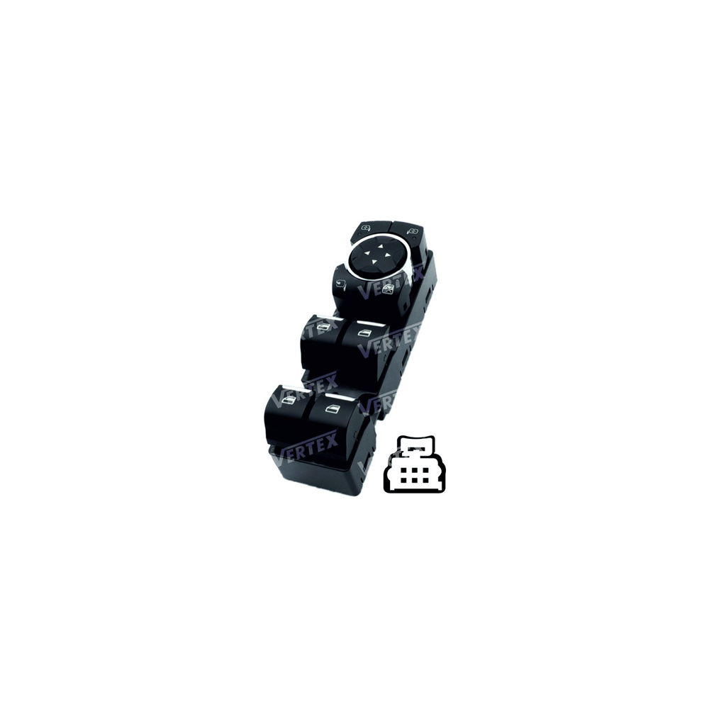 Anahtar Düğme Sol Cam 2014+ 3 Pin – Ford Mondeo, S-Max