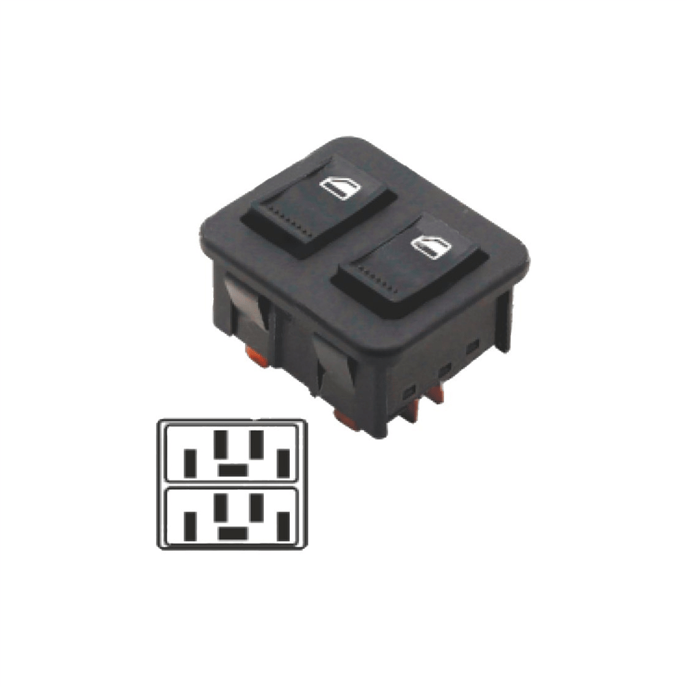 Cam Düğmesi Anahtarı Üniversal Çiftli Sol 10 Pin
