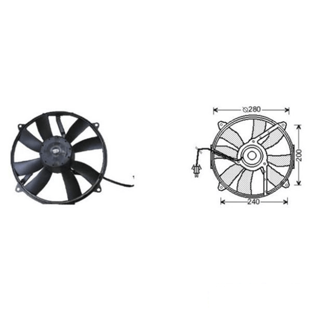 Fan Motoru 12V 1995-2003 Klimalı – Mercedes W210