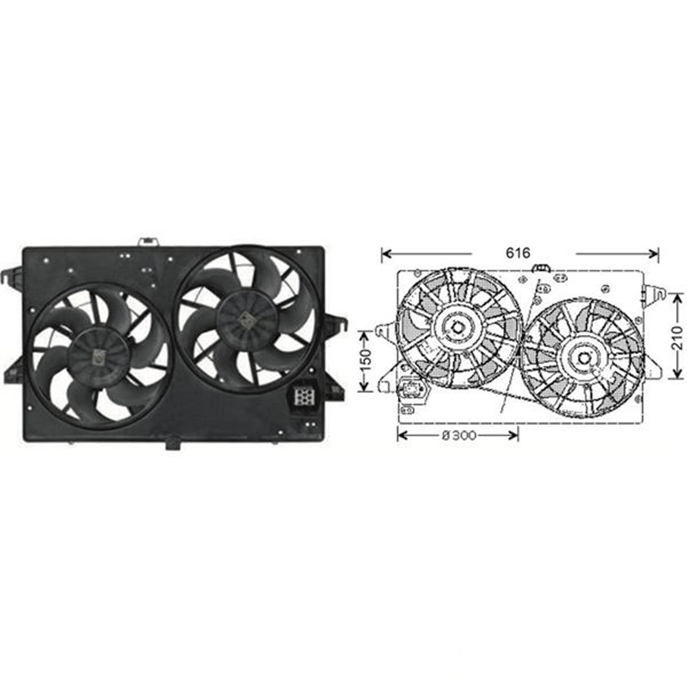Fan Motoru 12V 1996-2000 Çiftli – Ford Mondeo