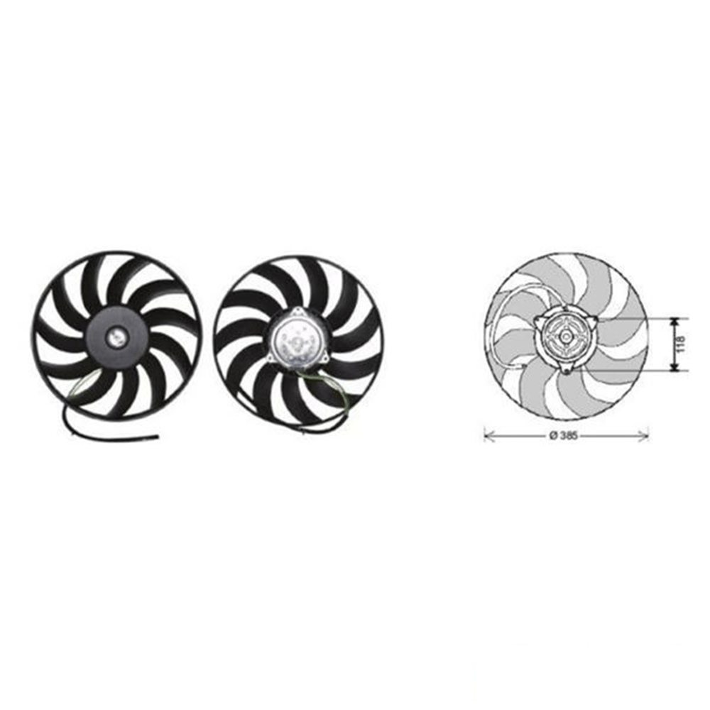 Fan Motoru 12V – Audi A4 2004+