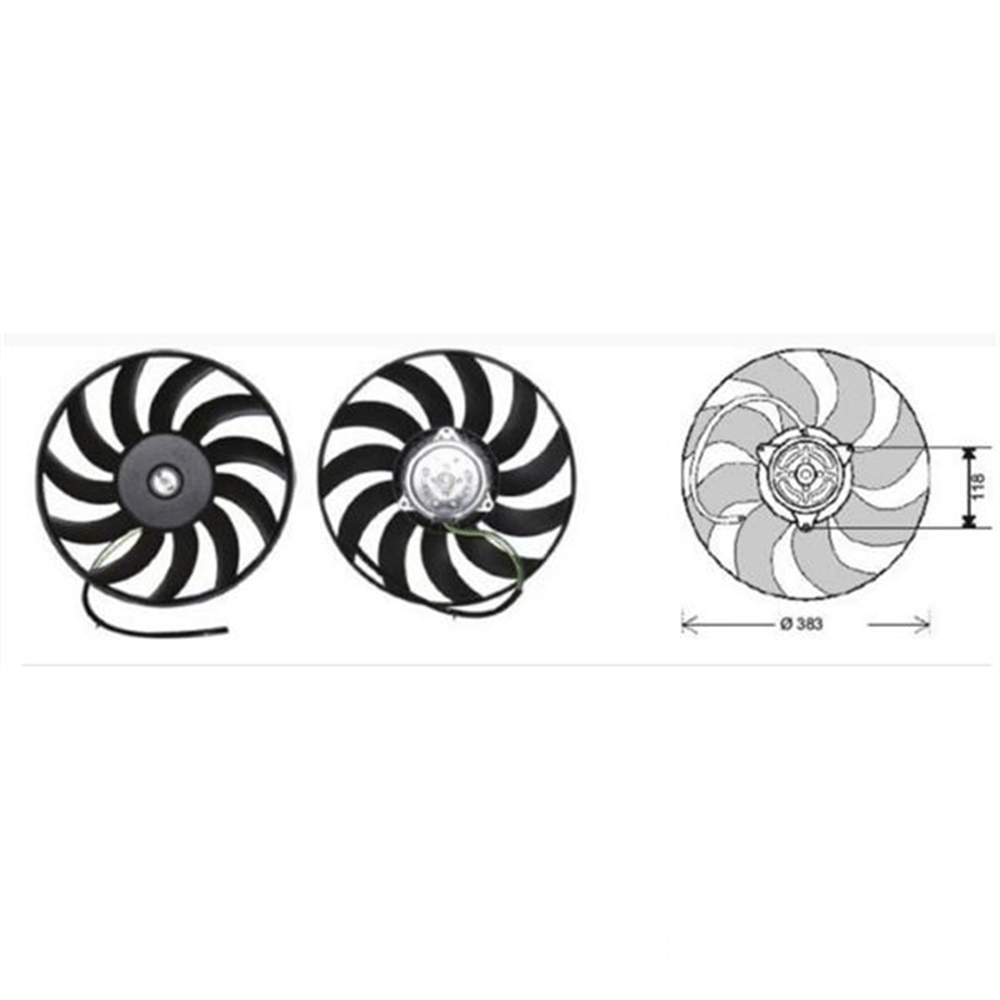 Fan Motoru 12V – Audi A6 2004+