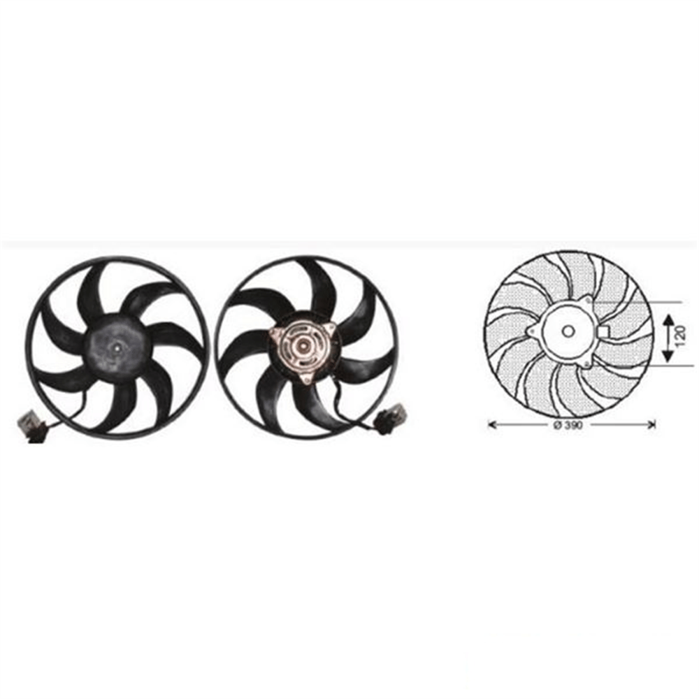 Fan Motoru 12V Combo Tek Motor Rezis – Opel Corsa