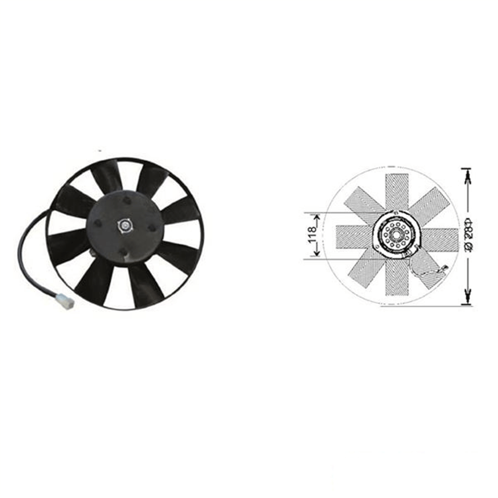 Fan Motoru 12V – Lada 2109 8 Kanatlı Çemberli