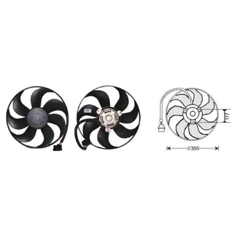 Fan Motoru 12V Pasifik Yassı – Volkswagen Golf IV, Bora (009 4145)