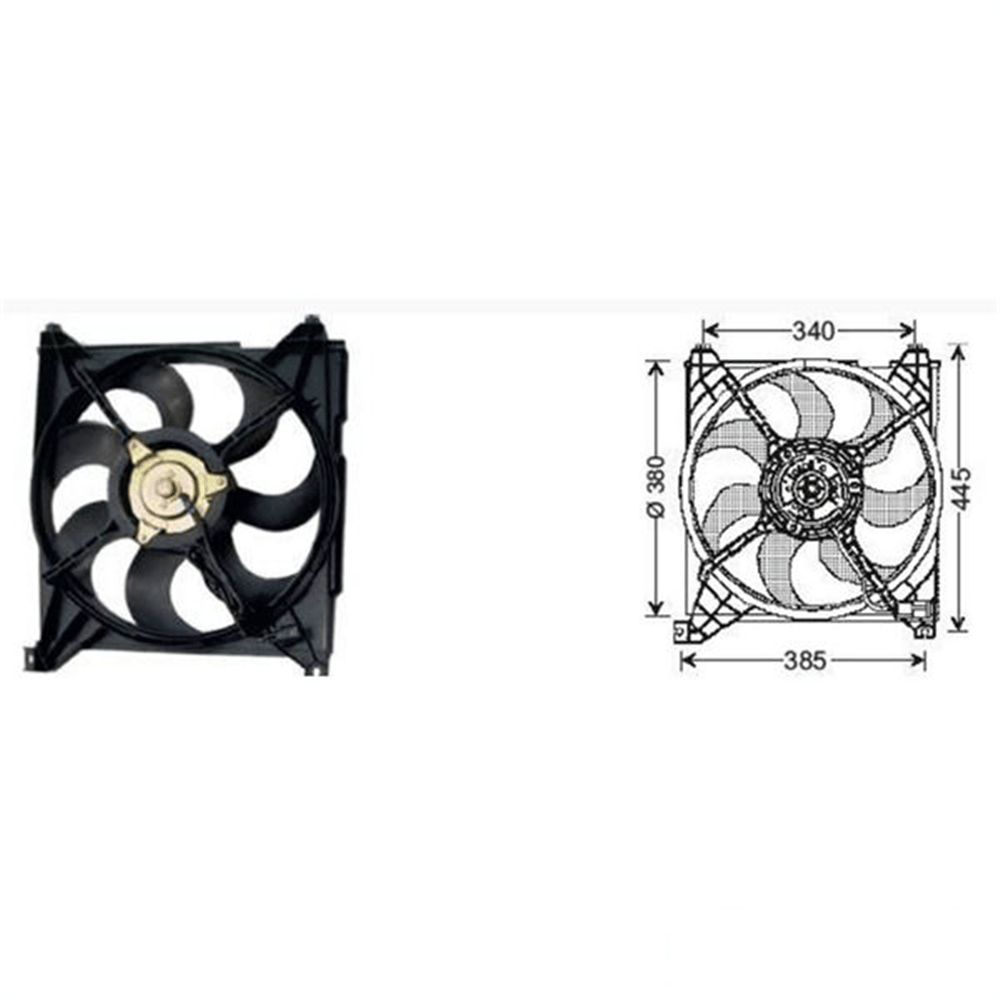 Fan Motoru 12V Santafe 2.0 CRDI 2003+ 2,4 2,7 V6 4×4