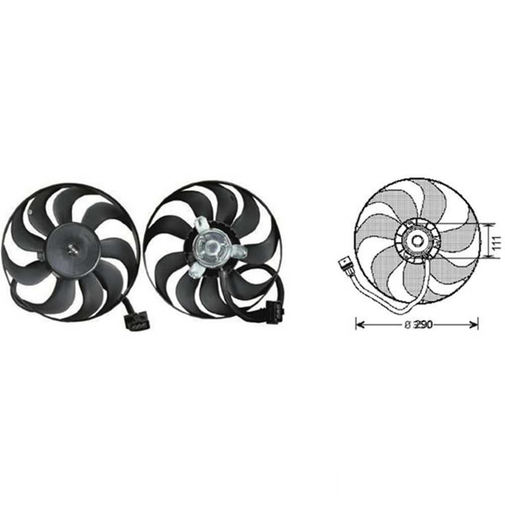 Fan Motoru 12V – Volkswagen Bora, Golf IV, Seat Leon vb.