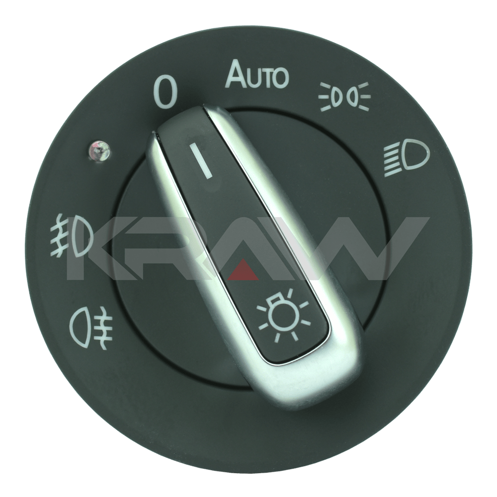 KRAW Far Anahtarı Krom Auto Sensörlü – Volkswagen Golf 6 Passat (3C8941431A)