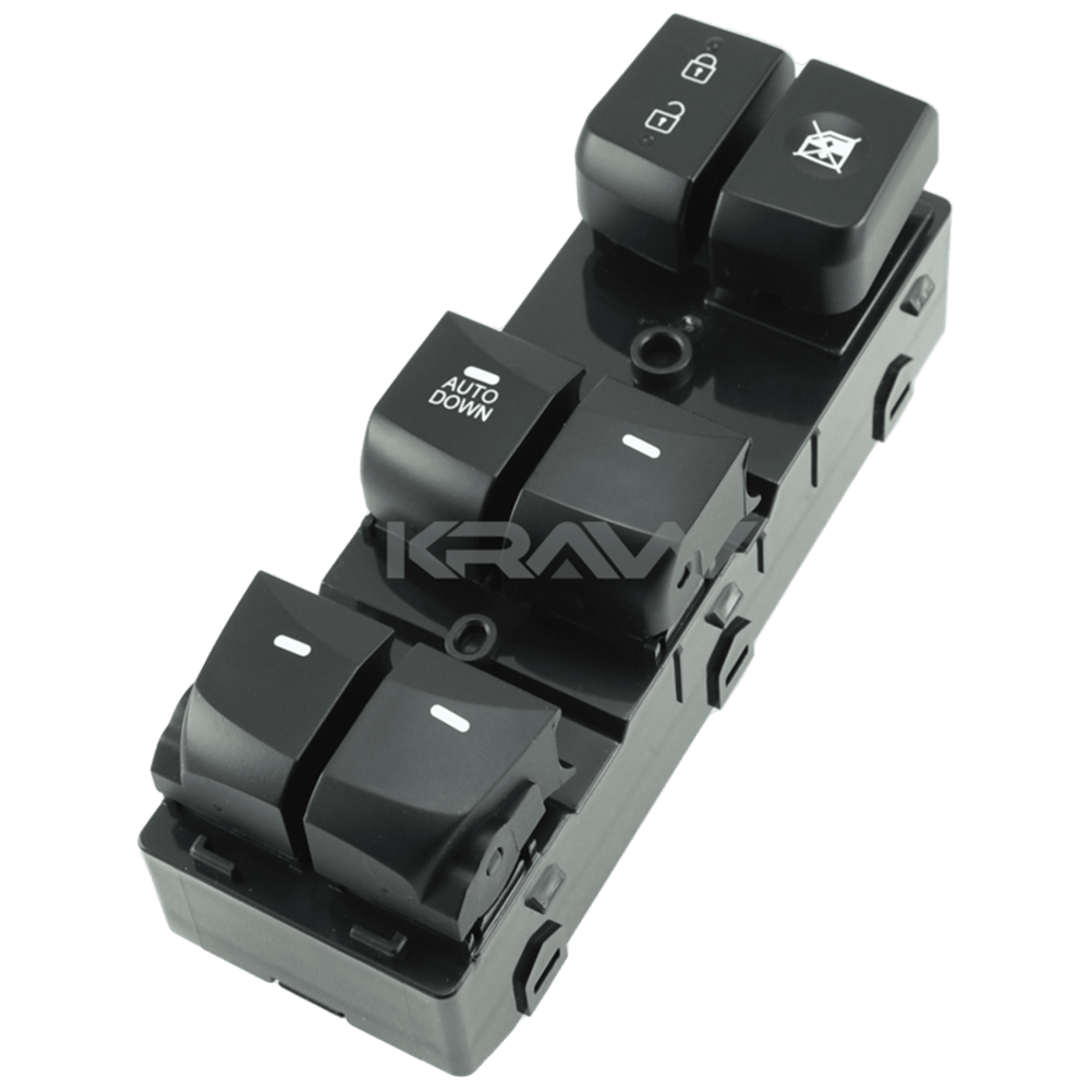 KRAW Sol Dörtlü Cam Anahtarı Siyah – Hyundai Elantra 2011-2015 (93570-3X032RY)