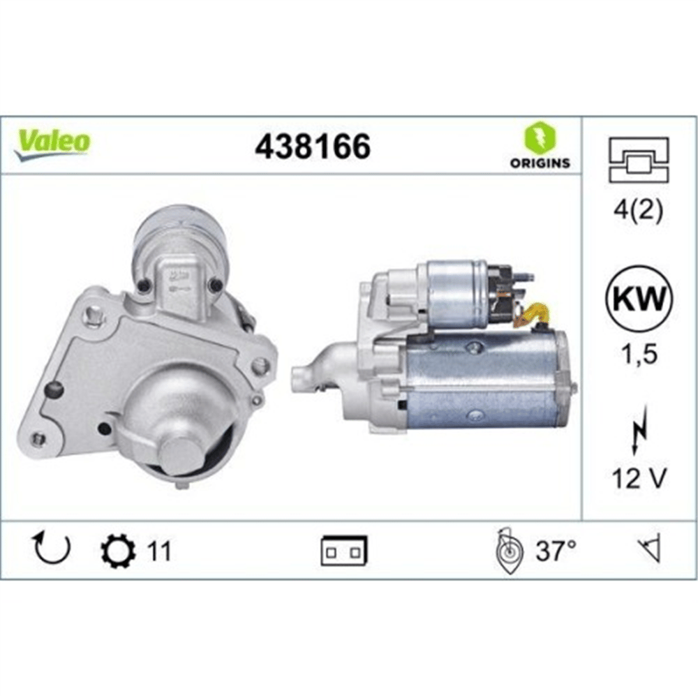 Marş Motoru 12V 11 Diş 1.5KW PARTNERII1.6HDI08 D7G – Citroen C3, Nemo, Peugeot Bipper vb.