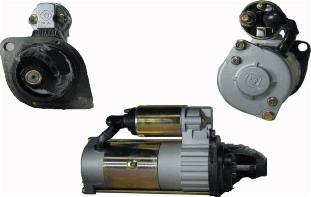 Marş Motoru 12V 11 Diş 3.0KW Laidong 385/Laidong 485 Jeneratör ve Forklift Yuki Forklift Delik Aralığı 120 mm Volant 82 mm Dişli Kafası 39,5 mm Fırlama 24 mm