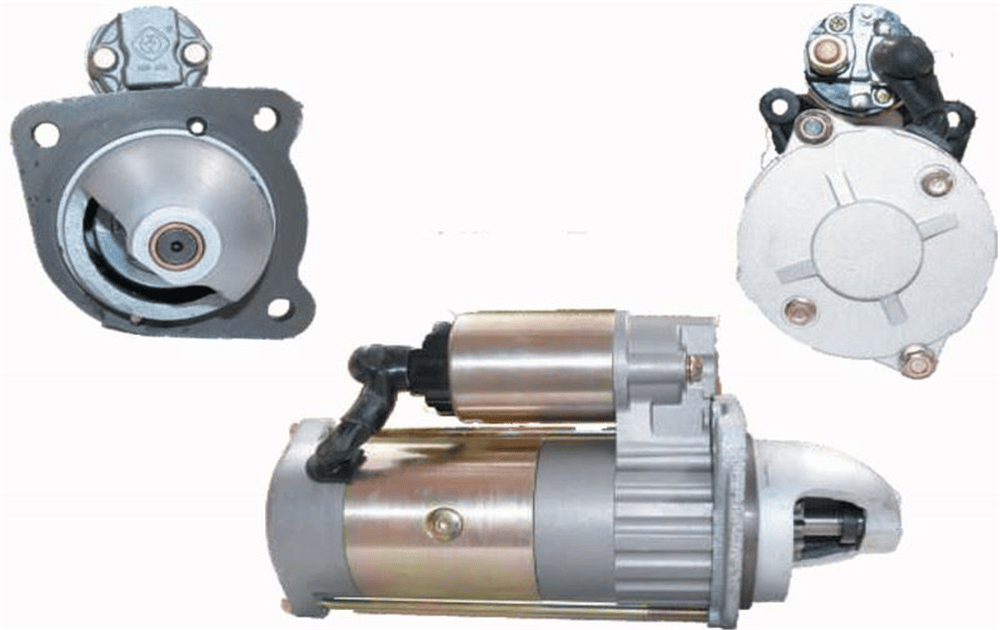 Marş Motoru 24V 10 Diş 5.5KW – Cummins 6BT/DF153 Motorlu Komatsu PC200 Case 1150 Ekskavatör Kazıcı Yükleyici Volant 88 mm Dişli Kafası 32 mm Delik Aralığı 89×89X127 Fırlama 46 mm