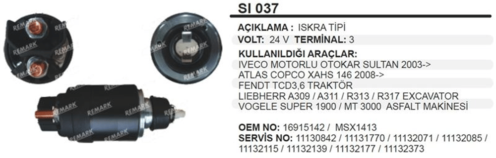 Marş Otomatiği 24V – IVECO Magirus Deutz