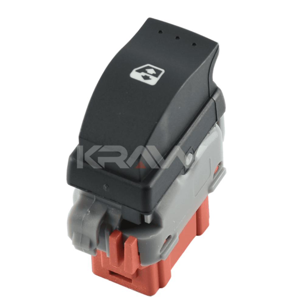 MCAR Cam Açma Düğmesi Sol Cam İçin Master II Tekli 6 Pin – Renault Clio, Trafic, Dacia Logan, Opel Movano