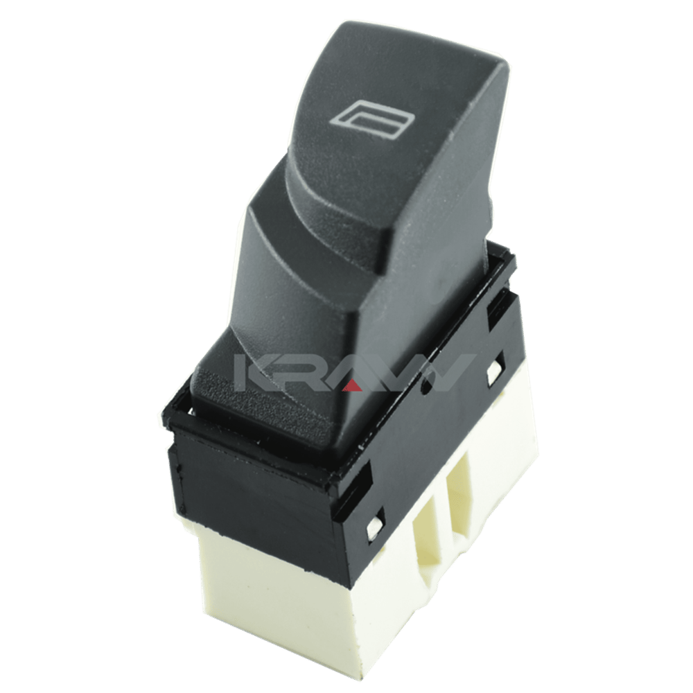 MCAR Cam Açma Düğmesi Sol Çerçevesiz Beyaz 6 Pin – Fiat Ducato II / Boxer II / Jumper II Cam Kontrolü