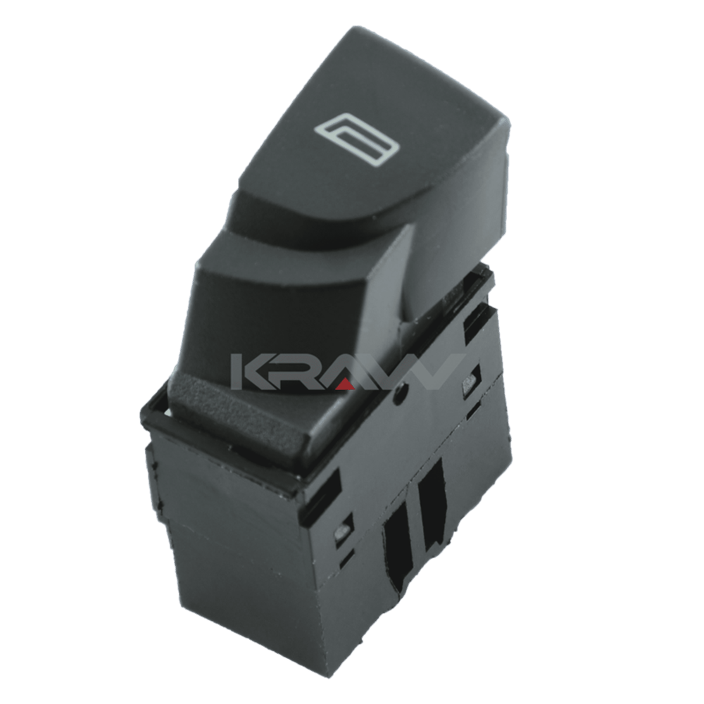 MCAR Cam Açma Düğmesi Sol Çerçevesiz Siyah Sağ 6 Pin – Fiat Ducato II / Boxer II / Jumper Cam Kontrolü